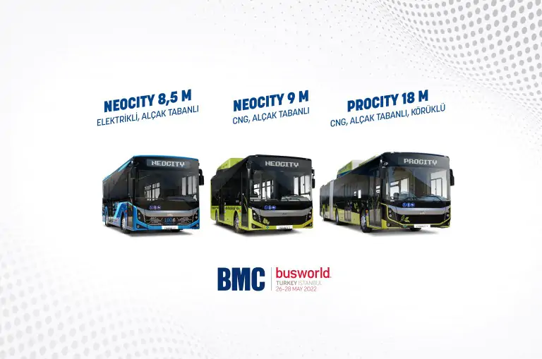BMC ÇEVRE DOSTU OTOBÜSLERİYLE BUSWORLD TURKEY 2022 FUARI’NDA